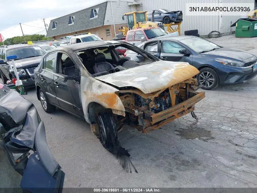 3N1AB6AP0CL653936 2012 Nissan Sentra 2.0 Sl