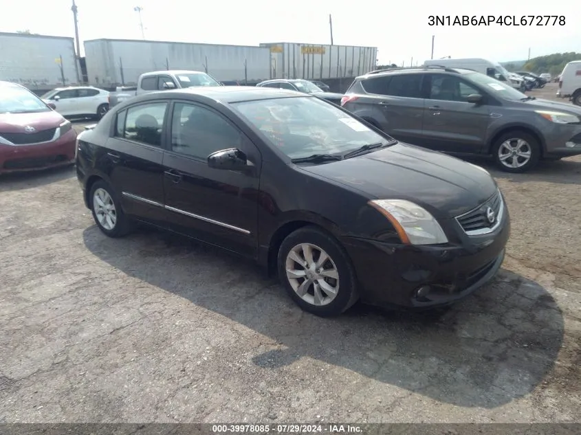 3N1AB6AP4CL672778 2012 Nissan Sentra 2.0/2.0S/Sr/2.0Sl