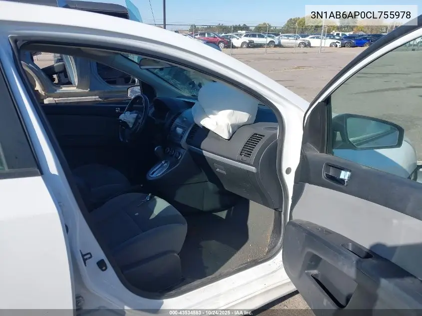 3N1AB6AP0CL755978 2012 Nissan Sentra 2.0 Sr