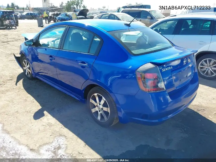 3N1AB6APXCL712233 2012 Nissan Sentra 2.0 Sr