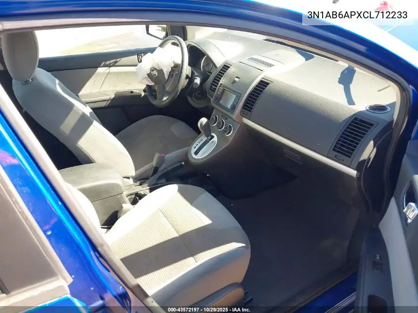 3N1AB6APXCL712233 2012 Nissan Sentra 2.0 Sr