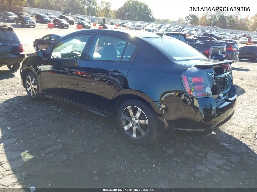 3N1AB6AP9CL639386 2012 Nissan Sentra 2.0 Sr