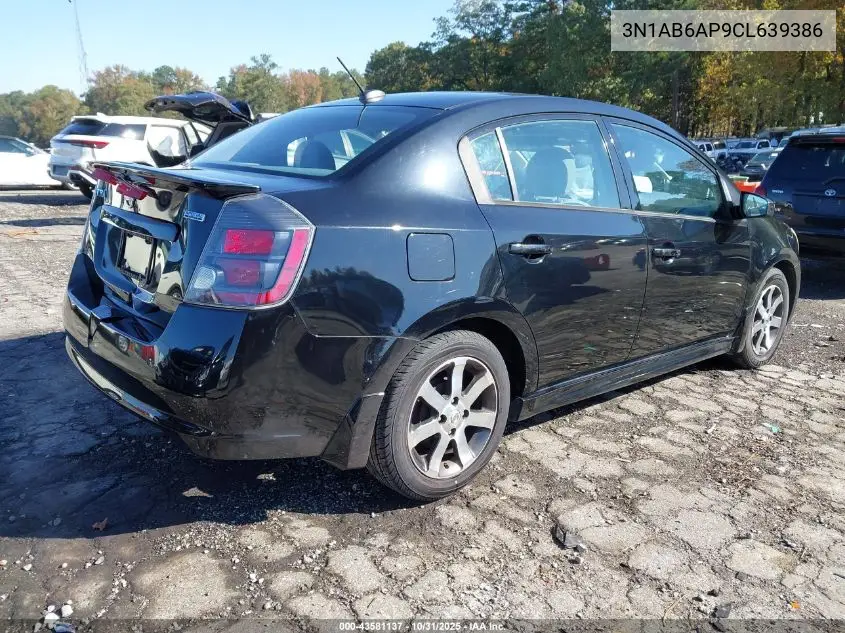3N1AB6AP9CL639386 2012 Nissan Sentra 2.0 Sr