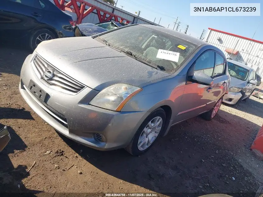 3N1AB6AP1CL673239 2012 Nissan Sentra 2.0 S