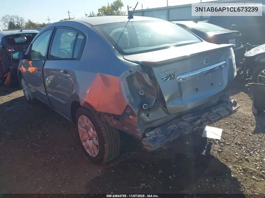 3N1AB6AP1CL673239 2012 Nissan Sentra 2.0 S