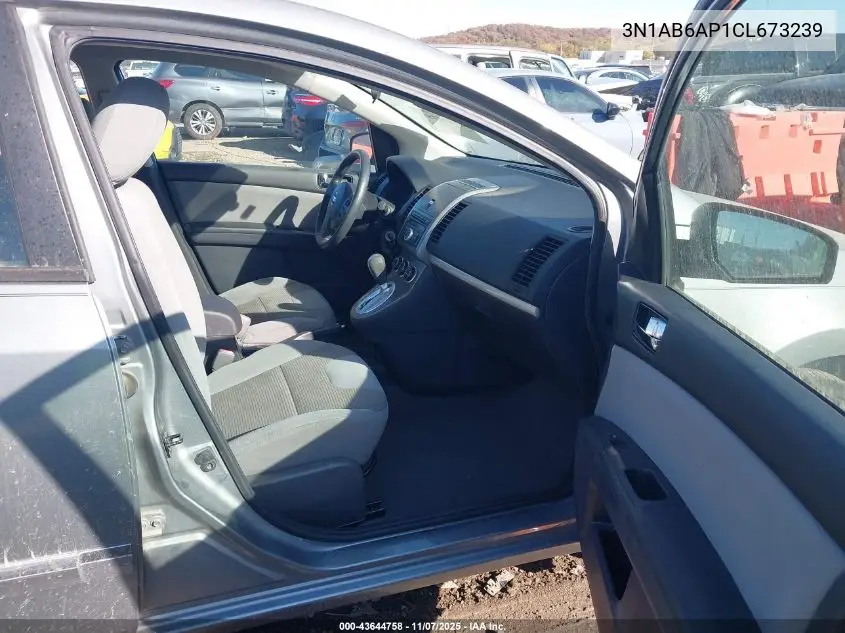 3N1AB6AP1CL673239 2012 Nissan Sentra 2.0 S