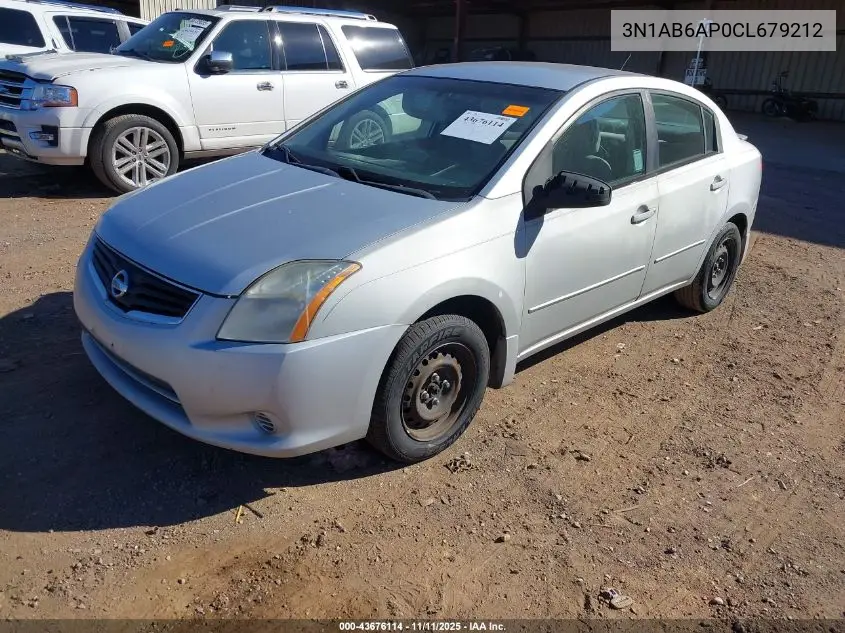 3N1AB6AP0CL679212 2012 Nissan Sentra 2.0
