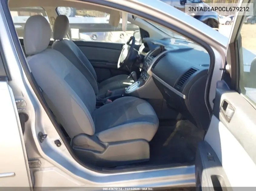 3N1AB6AP0CL679212 2012 Nissan Sentra 2.0