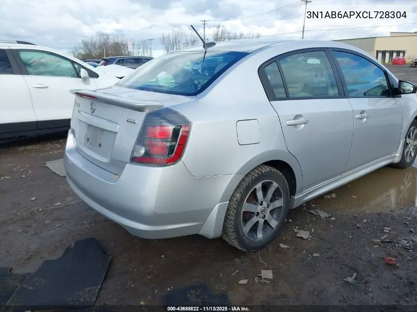 3N1AB6APXCL728304 2012 Nissan Sentra 2.0 Sr
