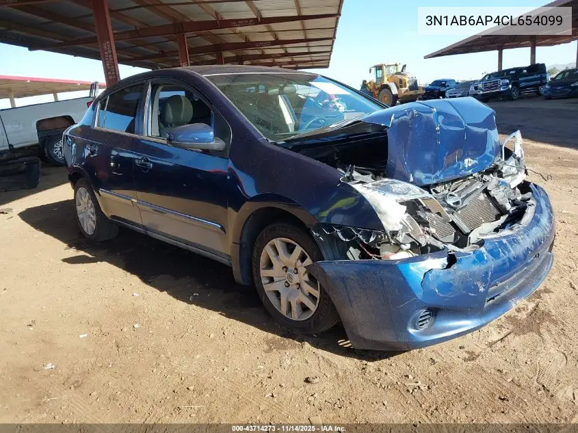 3N1AB6AP4CL654099 2012 Nissan Sentra 2.0 S