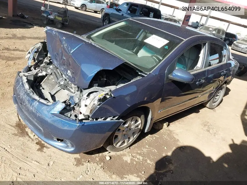 3N1AB6AP4CL654099 2012 Nissan Sentra 2.0 S