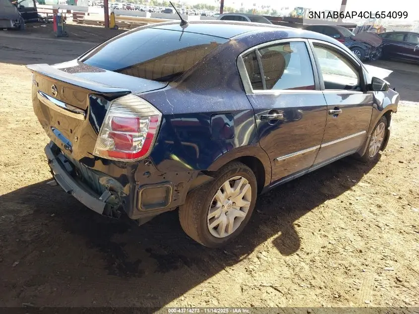 3N1AB6AP4CL654099 2012 Nissan Sentra 2.0 S