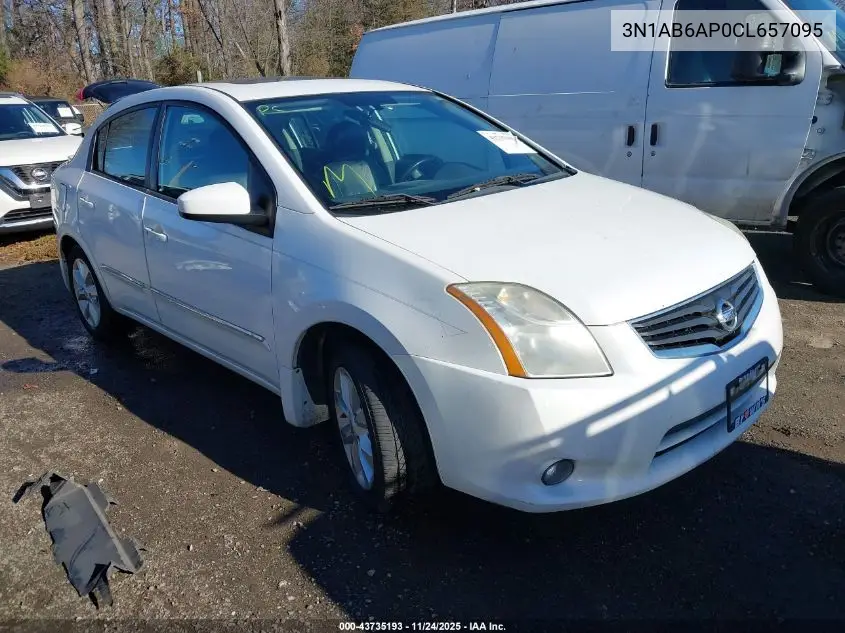 3N1AB6AP0CL657095 2012 Nissan Sentra 2.0 Sl