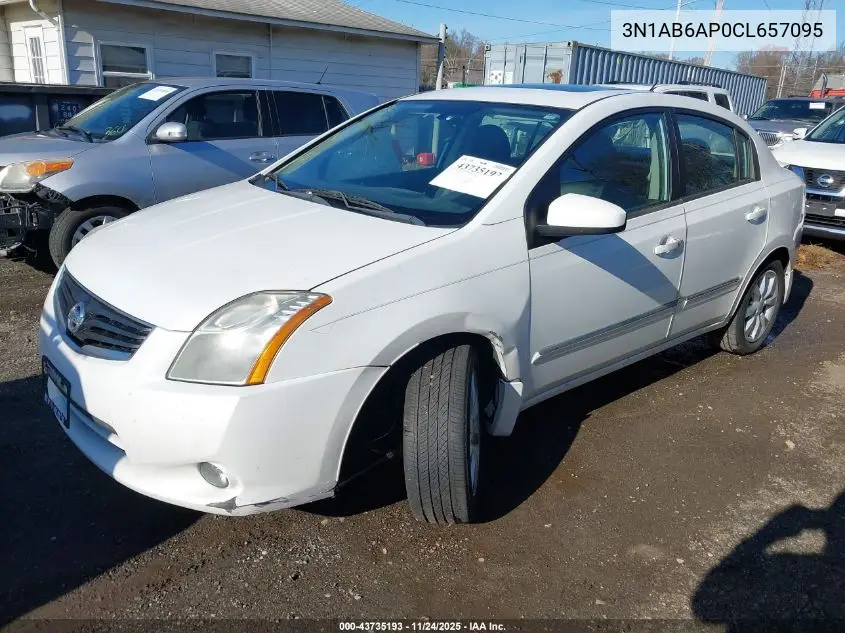 3N1AB6AP0CL657095 2012 Nissan Sentra 2.0 Sl