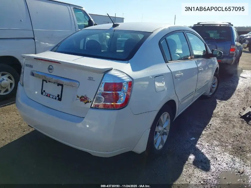 3N1AB6AP0CL657095 2012 Nissan Sentra 2.0 Sl