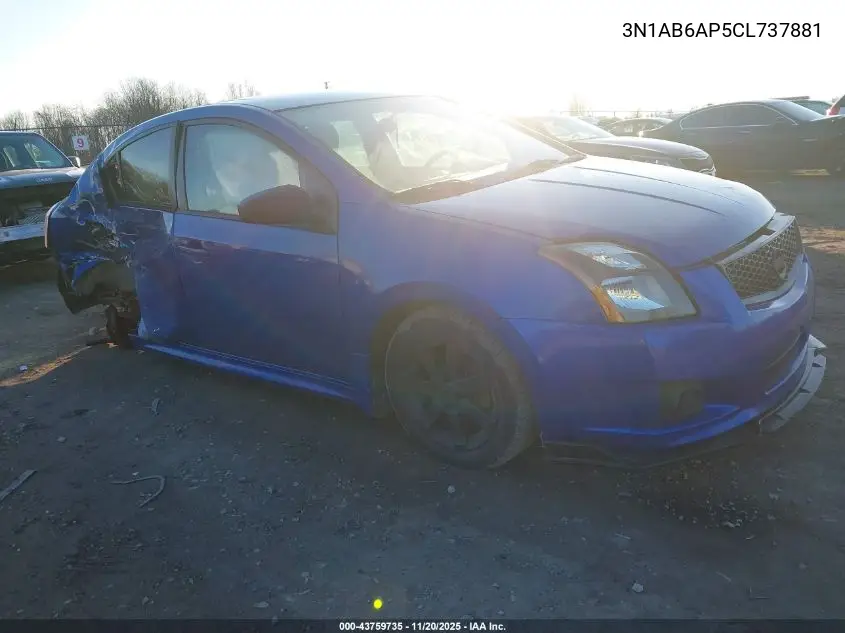 3N1AB6AP5CL737881 2012 Nissan Sentra 2.0 Sr