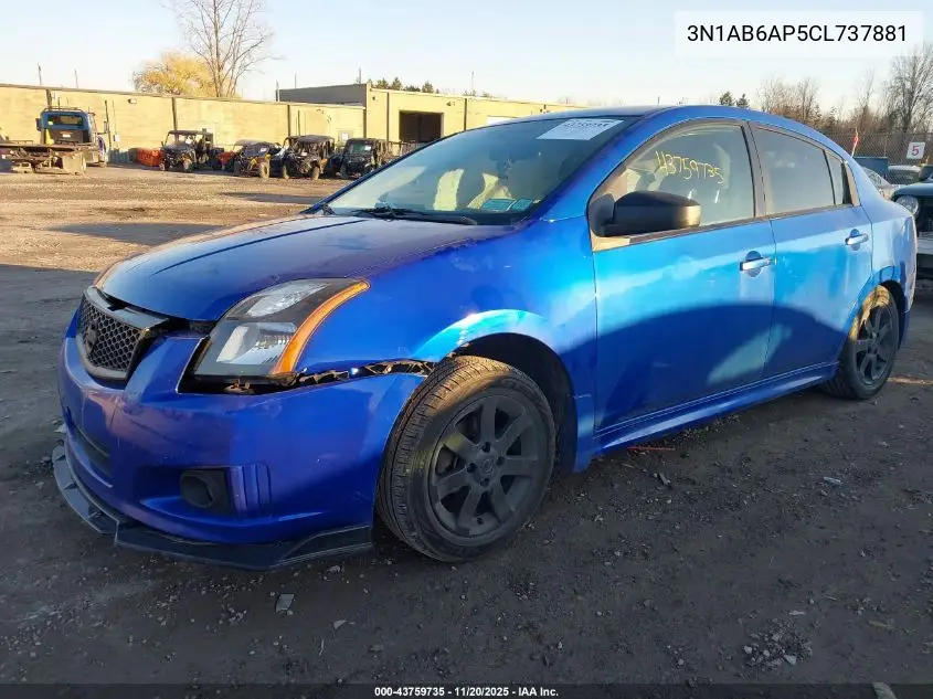 3N1AB6AP5CL737881 2012 Nissan Sentra 2.0 Sr