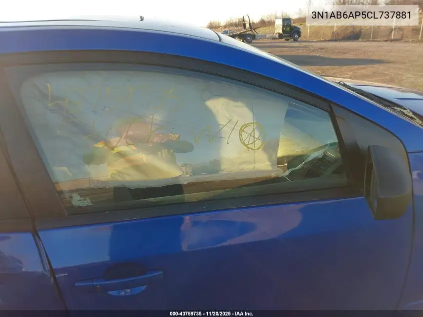 3N1AB6AP5CL737881 2012 Nissan Sentra 2.0 Sr
