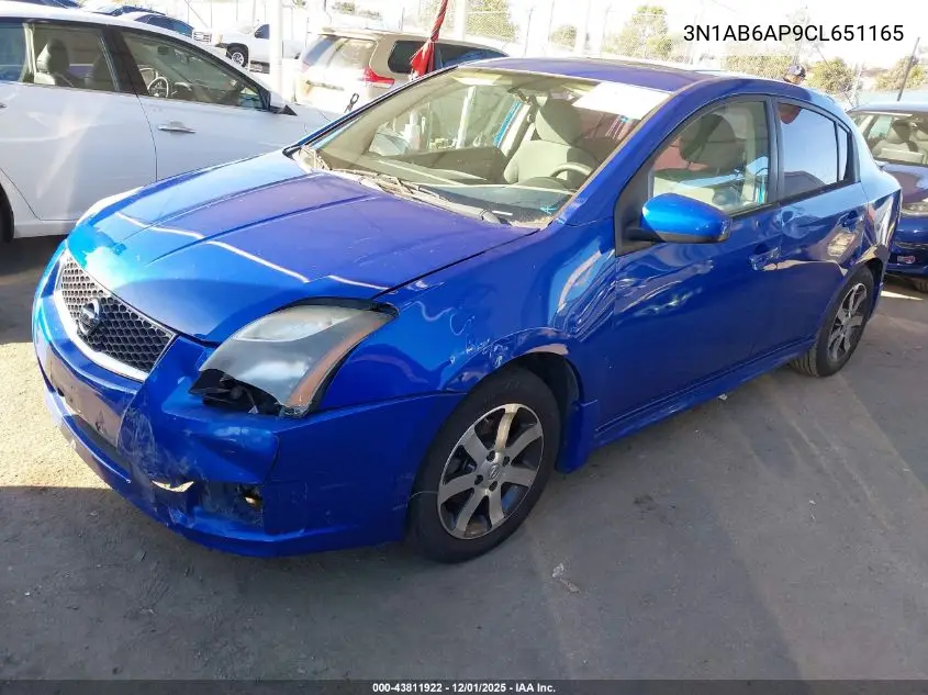 3N1AB6AP9CL651165 2012 Nissan Sentra 2.0 Sr