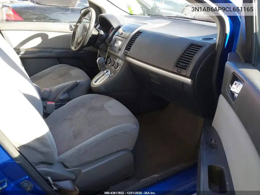3N1AB6AP9CL651165 2012 Nissan Sentra 2.0 Sr