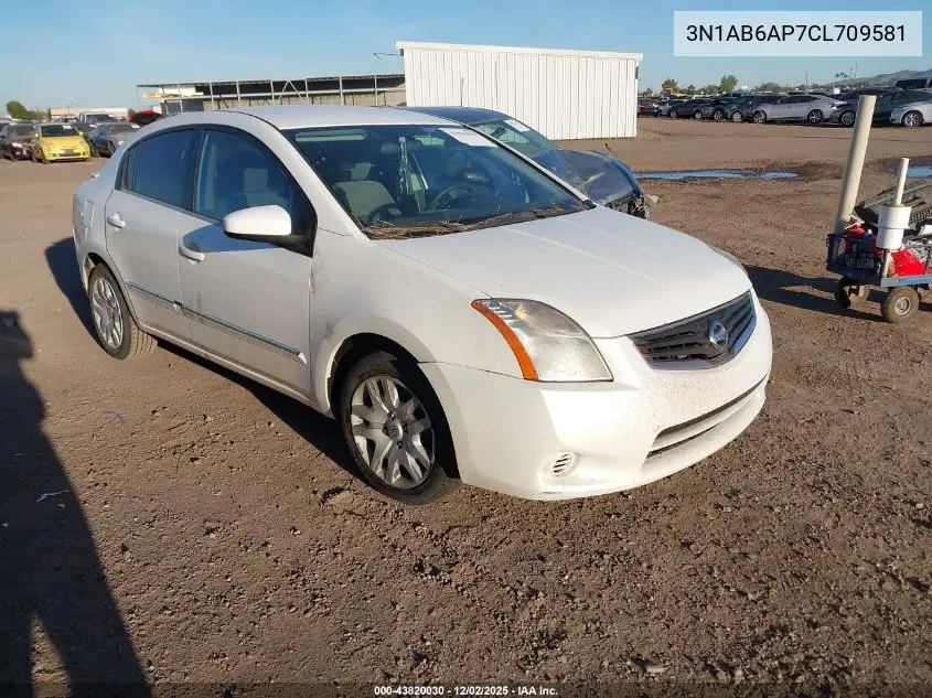 3N1AB6AP7CL709581 2012 Nissan Sentra 2.0 S
