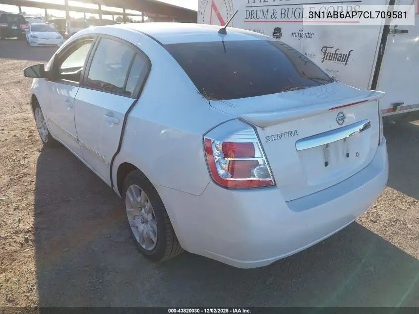 3N1AB6AP7CL709581 2012 Nissan Sentra 2.0 S