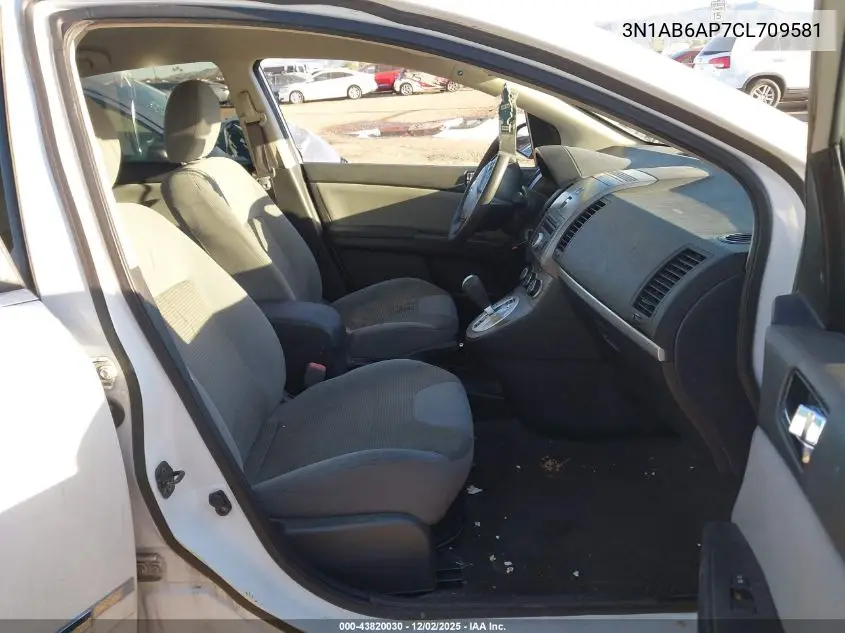 3N1AB6AP7CL709581 2012 Nissan Sentra 2.0 S