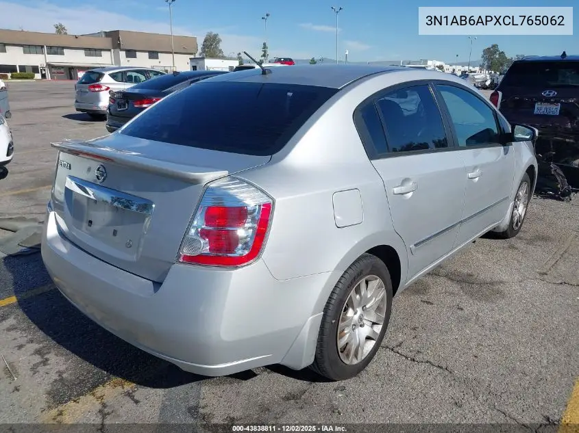 3N1AB6APXCL765062 2012 Nissan Sentra 2.0 S