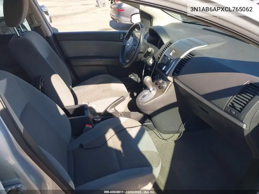 3N1AB6APXCL765062 2012 Nissan Sentra 2.0 S