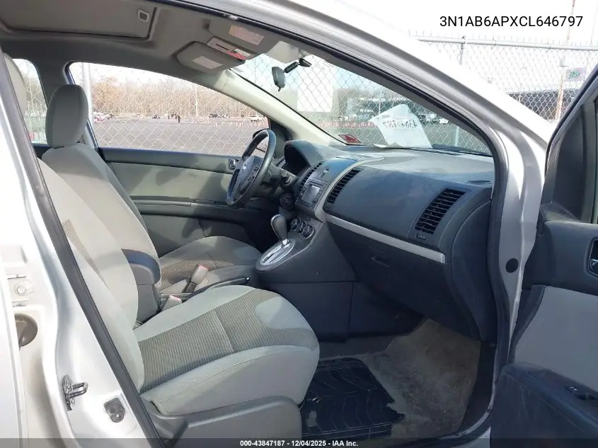 3N1AB6APXCL646797 2012 Nissan Sentra 2.0 Sr