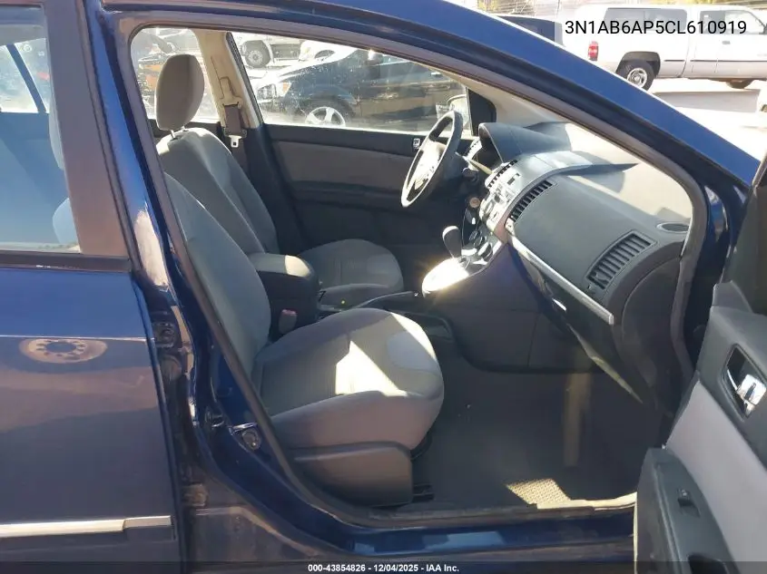 3N1AB6AP5CL610919 2012 Nissan Sentra 2.0 S