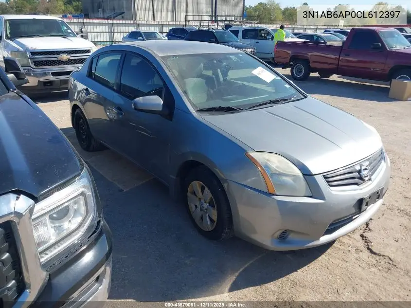 3N1AB6AP0CL612397 2012 Nissan Sentra 2.0