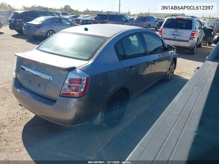 3N1AB6AP0CL612397 2012 Nissan Sentra 2.0