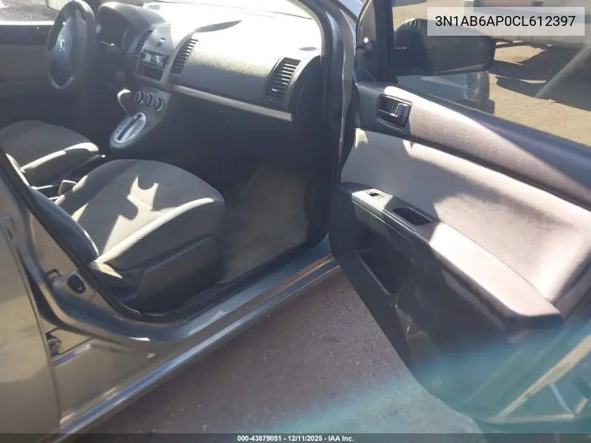 3N1AB6AP0CL612397 2012 Nissan Sentra 2.0