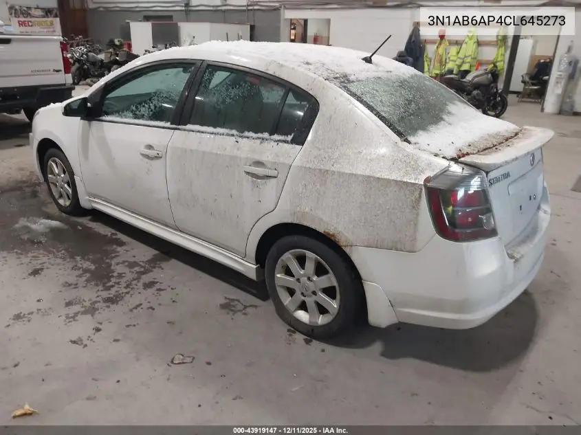 3N1AB6AP4CL645273 2012 Nissan Sentra 2.0 Sr