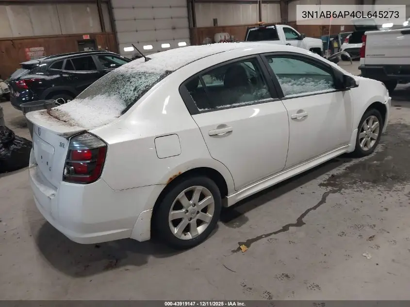 3N1AB6AP4CL645273 2012 Nissan Sentra 2.0 Sr