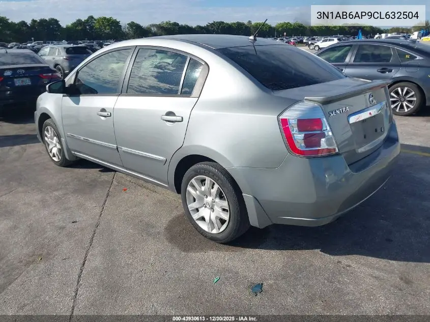 3N1AB6AP9CL632504 2012 Nissan Sentra 2.0 S