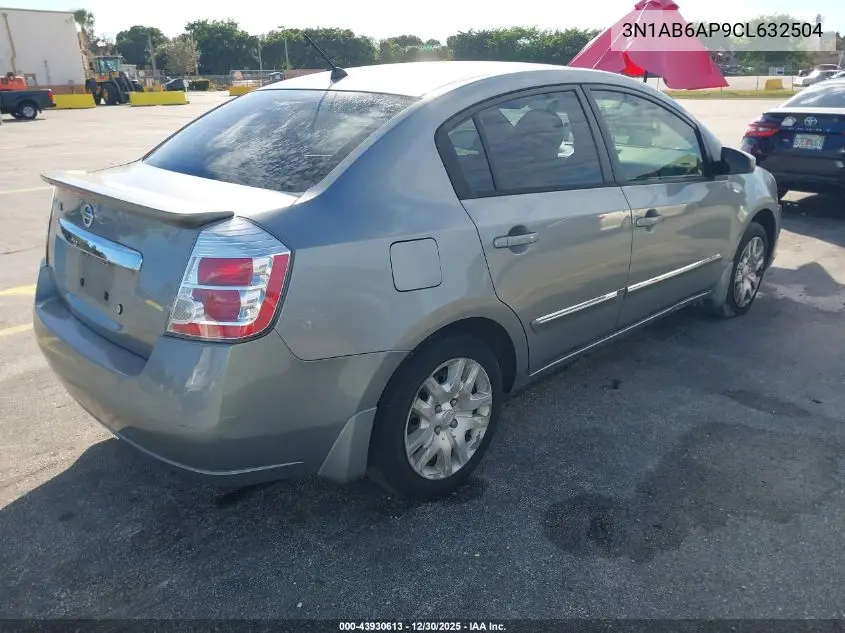 3N1AB6AP9CL632504 2012 Nissan Sentra 2.0 S