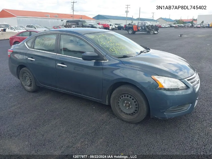 3N1AB7AP8DL745402 2013 Nissan Sentra S/Sv/Sr/Sl