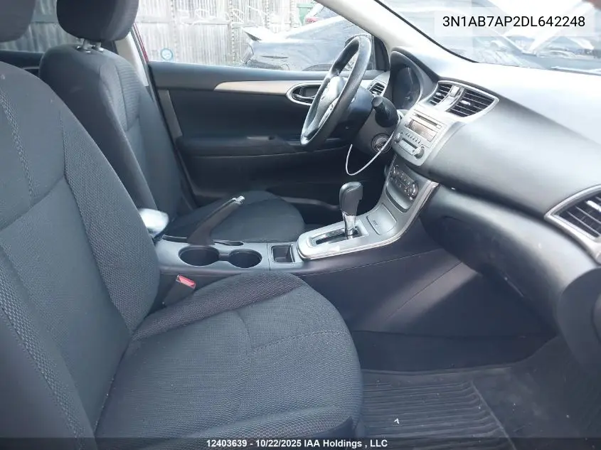 3N1AB7AP2DL642248 2013 Nissan Sentra S
