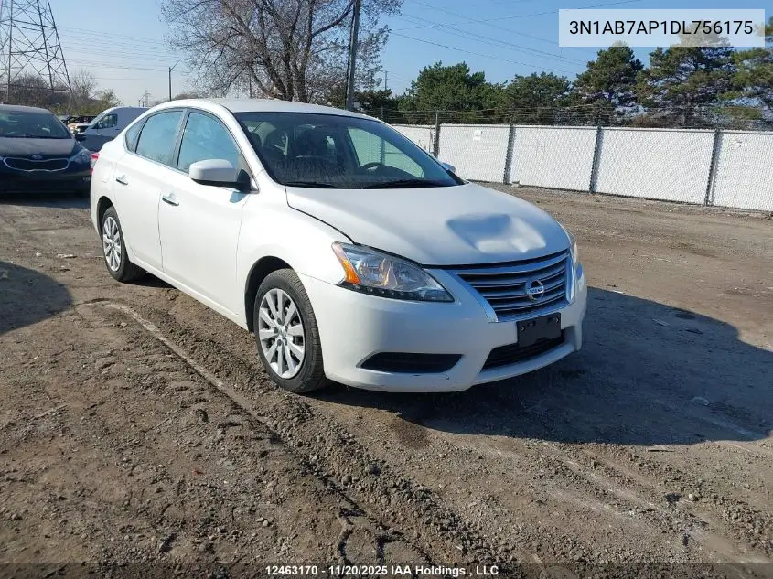 3N1AB7AP1DL756175 2013 Nissan Sentra S/Sv/Sr/Sl