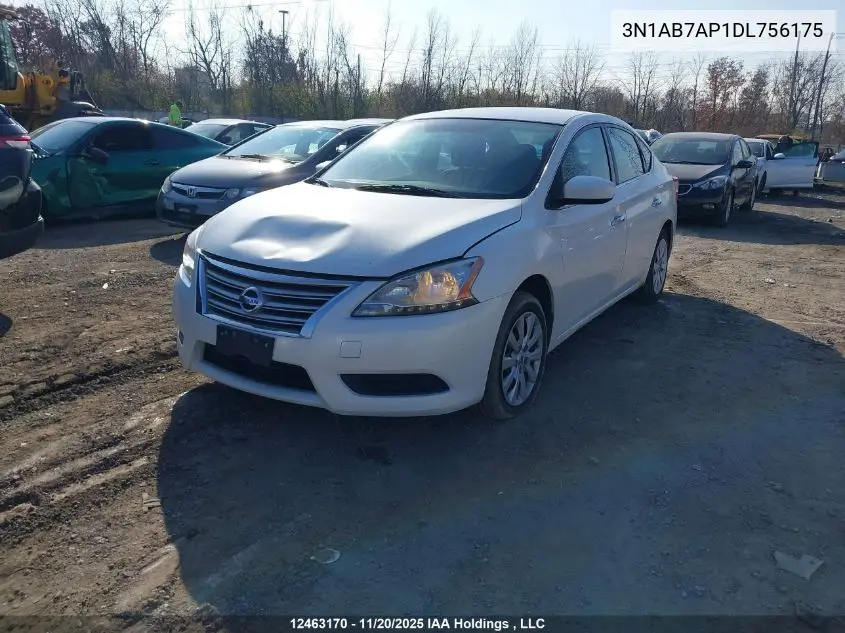 3N1AB7AP1DL756175 2013 Nissan Sentra S/Sv/Sr/Sl