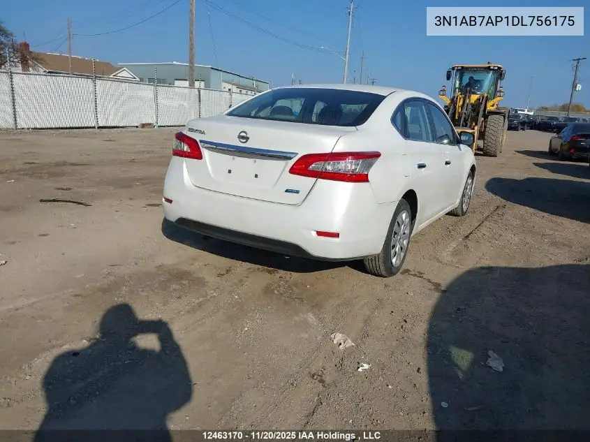 3N1AB7AP1DL756175 2013 Nissan Sentra S/Sv/Sr/Sl