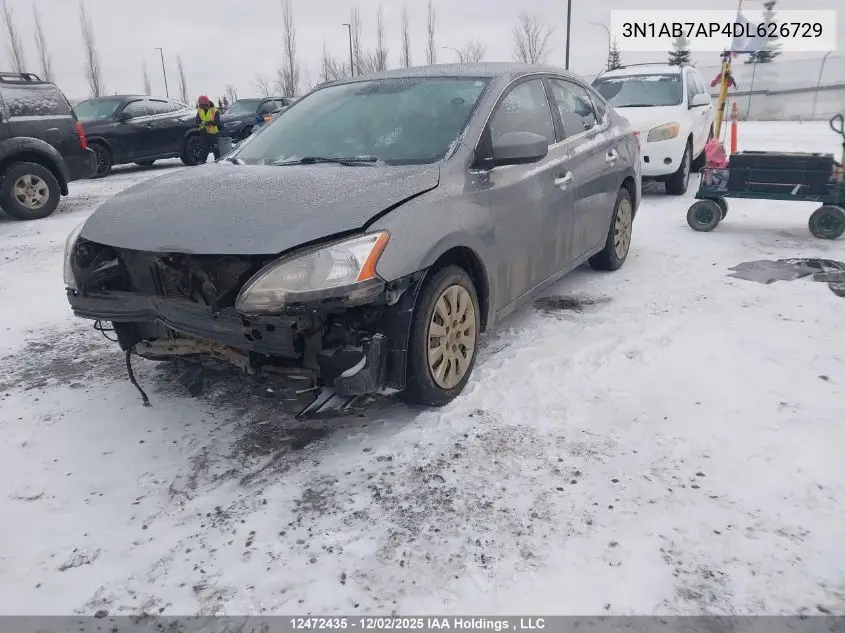 3N1AB7AP4DL626729 2013 Nissan Sentra S