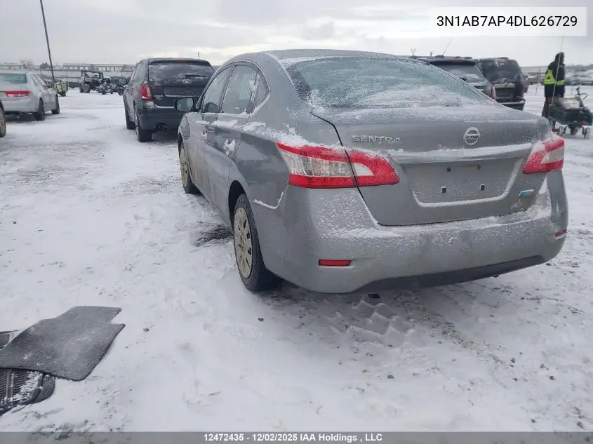 3N1AB7AP4DL626729 2013 Nissan Sentra S