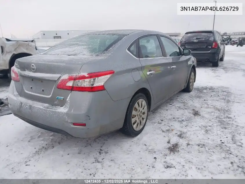 3N1AB7AP4DL626729 2013 Nissan Sentra S