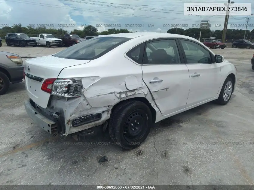 3N1AB7AP8DL773846 2013 Nissan Sentra Sv