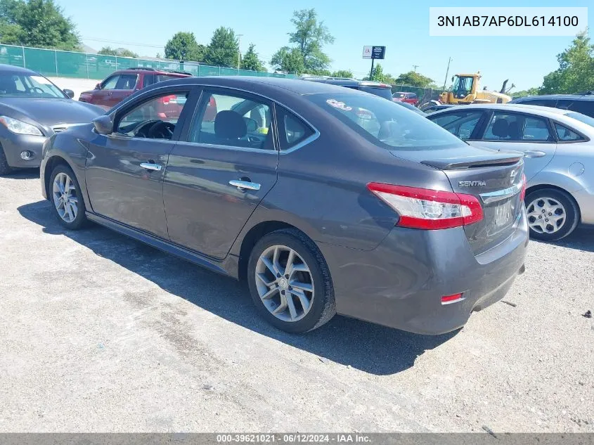 2013 Nissan Sentra Sr VIN: 3N1AB7AP6DL614100 Lot: 39621021