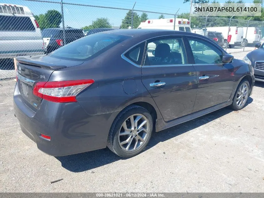 2013 Nissan Sentra Sr VIN: 3N1AB7AP6DL614100 Lot: 39621021