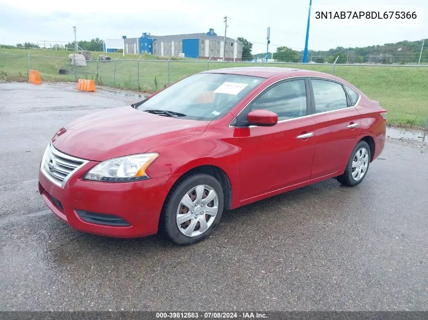 3N1AB7AP8DL675366 2013 Nissan Sentra S